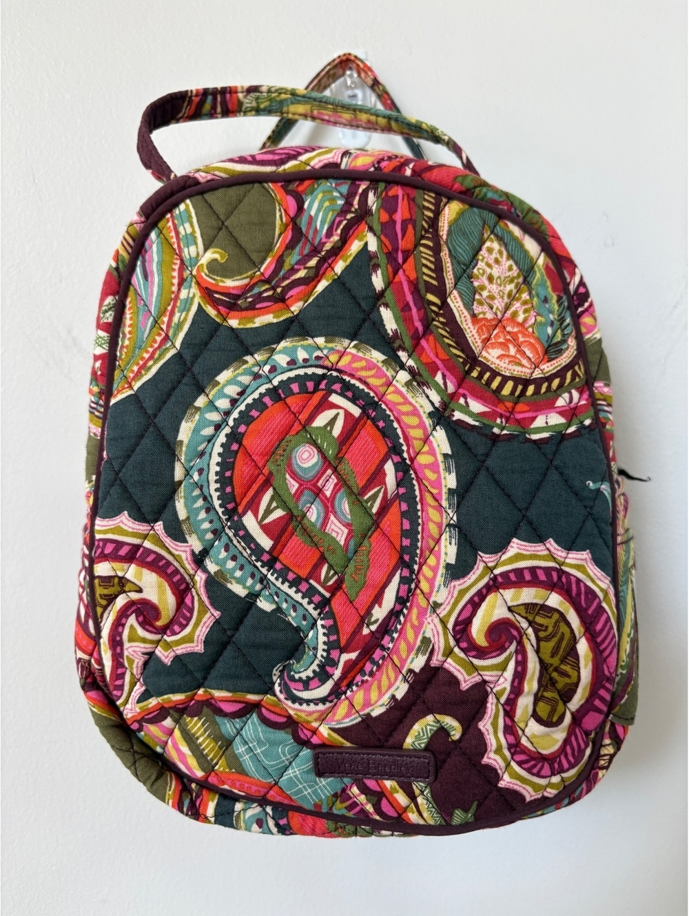 Vera Bradley Heirloom Paisley Quilted Insulated Lunch Bunch Tote Bag